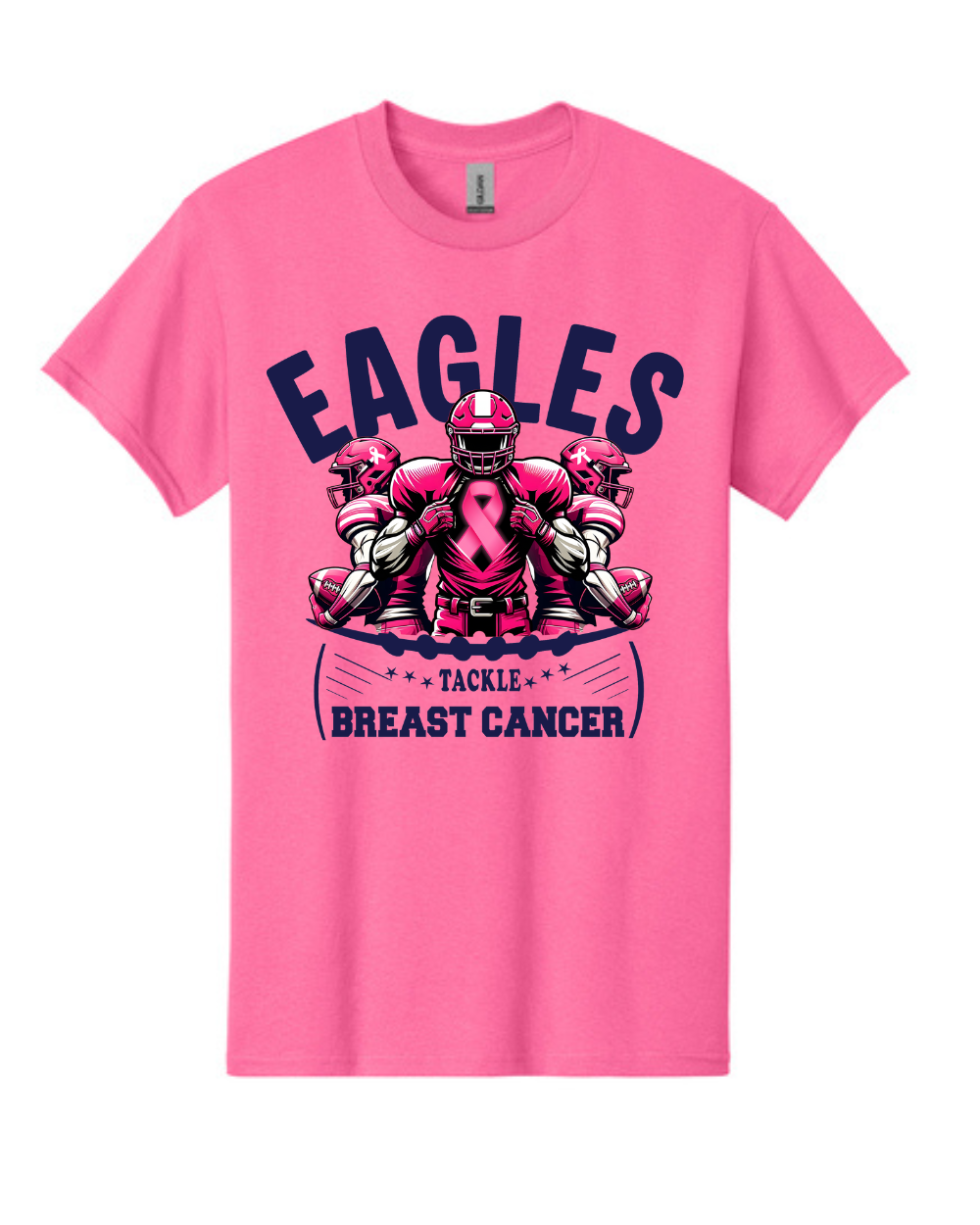 Dawson HS- Eagles Pink Out Cotton T-shirt