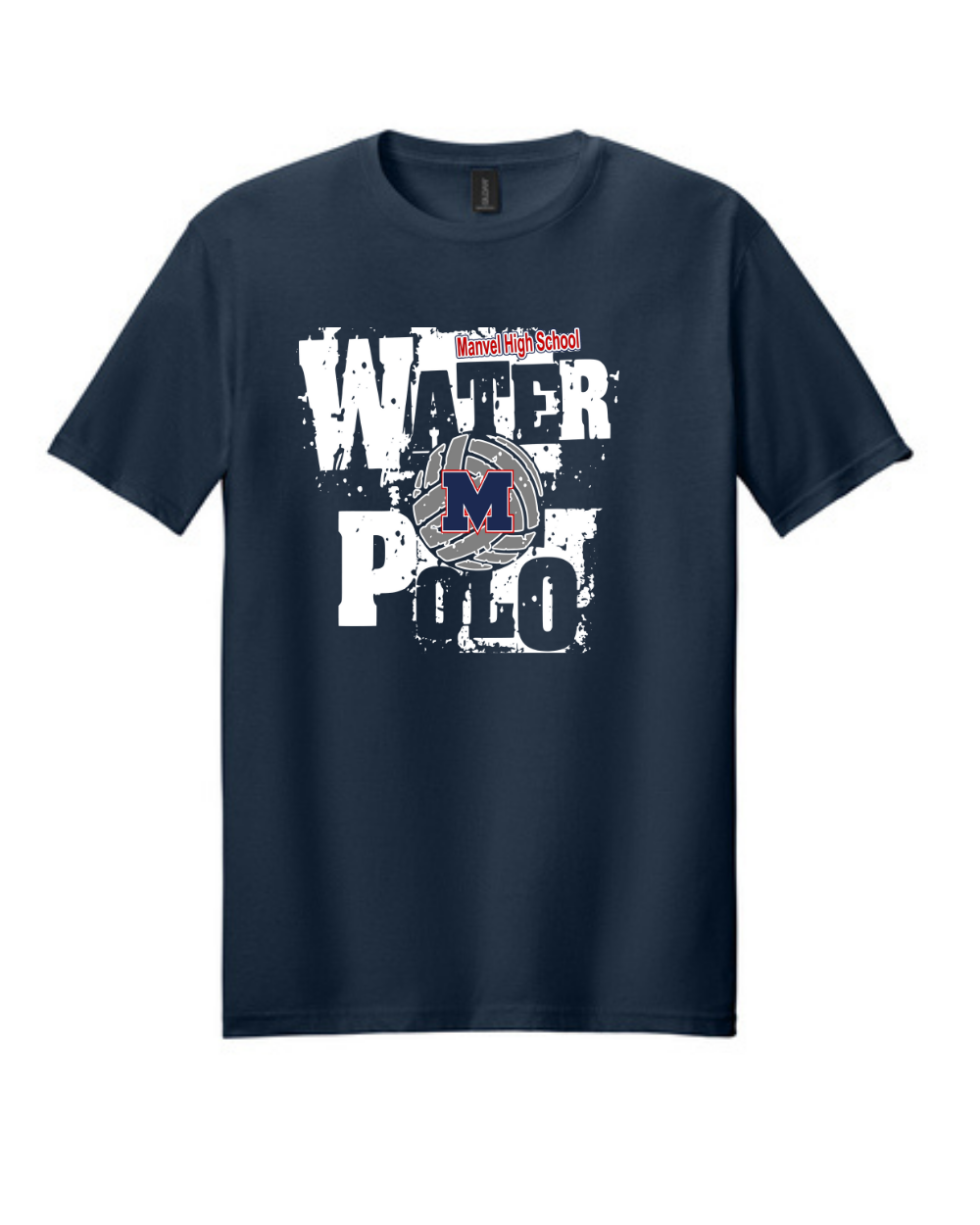 Manvel Water Polo- Mavericks Water Polo Cotton Tee