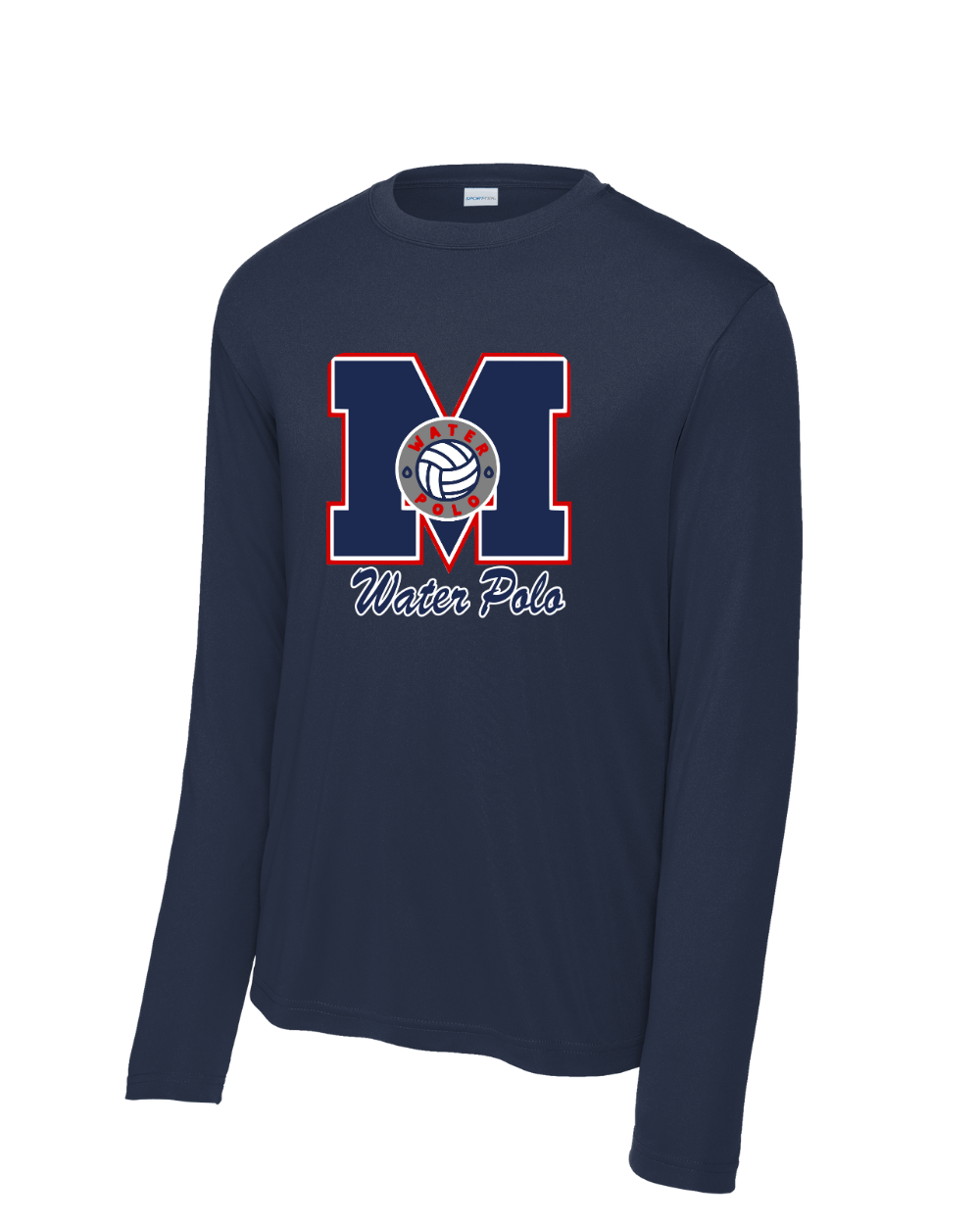 Manvel Water Polo- Mavericks Water Polo Long Sleeve Performance Tee
