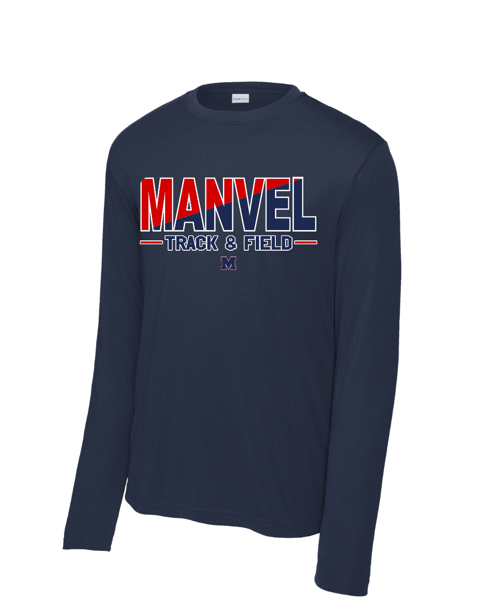 Manvel Track and Field - Manvel Track and Field Long Sleeve Performance Tee