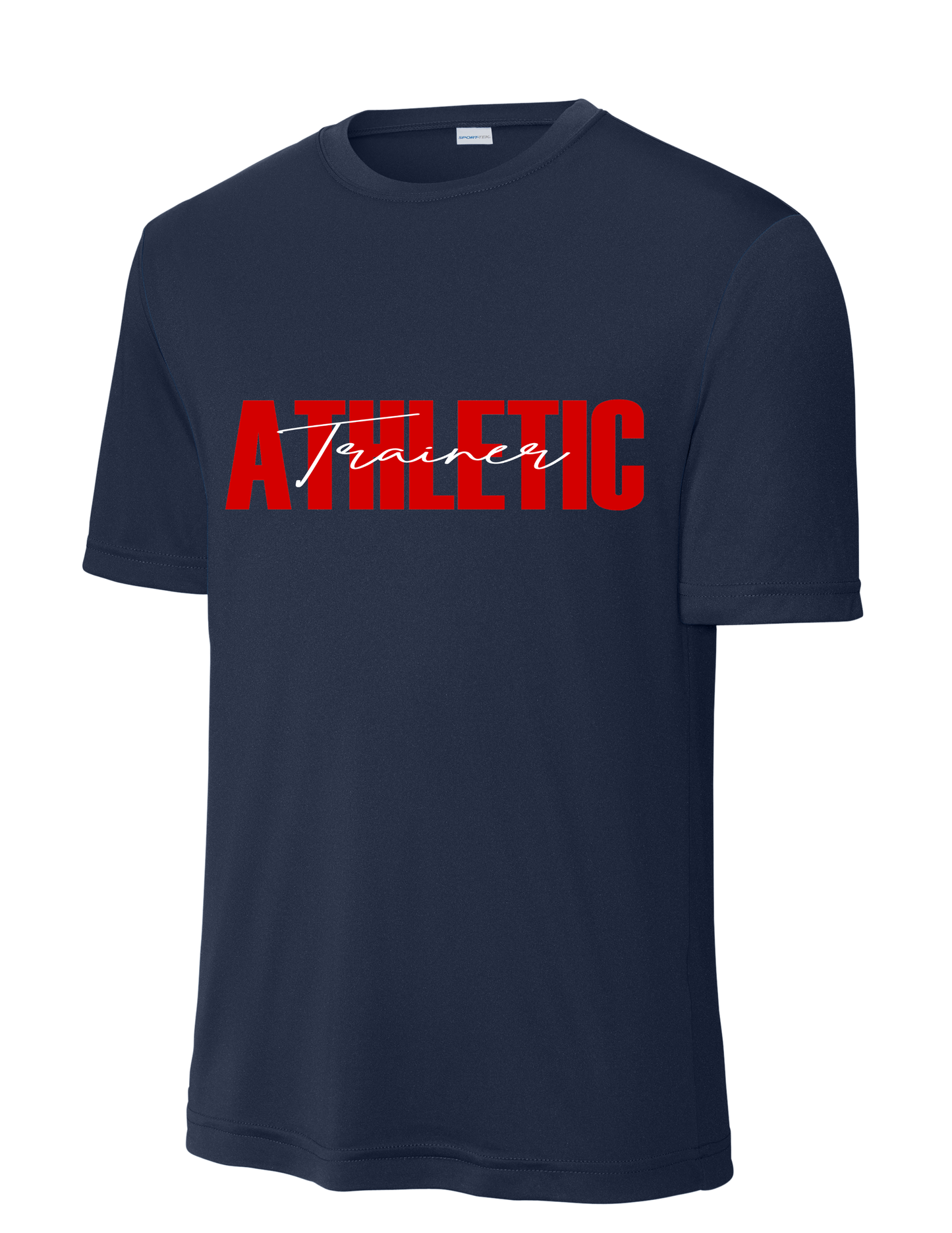 Manvel Sports Medicine - Cursive Athletic Trainer - Short Sleeve Performance Tee