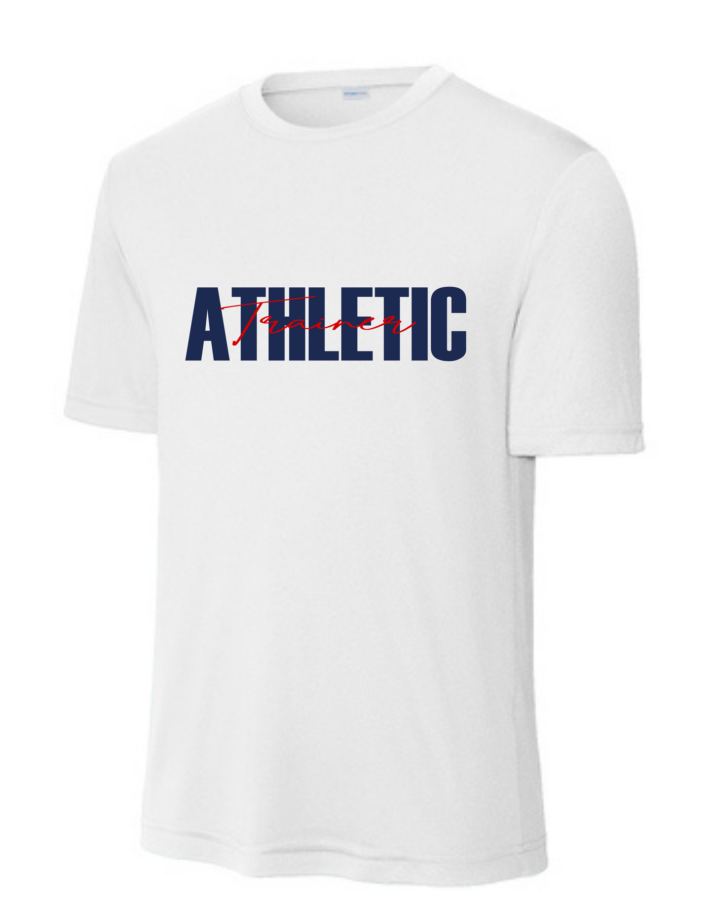 Manvel Sports Medicine - Cursive Athletic Trainer - Short Sleeve Performance Tee