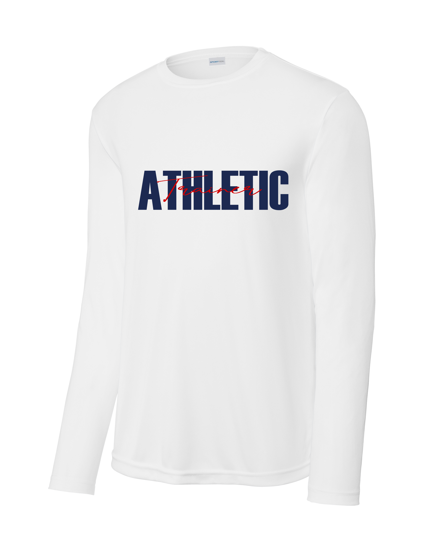 Manvel Sports Medicine - Cursive Athletic Trainer - Long Sleeve Performance Tee