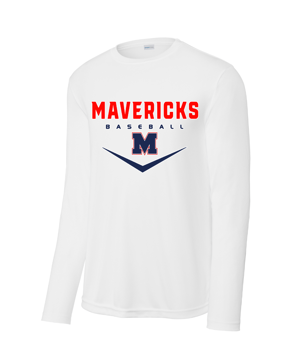 Manvel Baseball- Manvel Baseball Long Sleeve Performance Tee