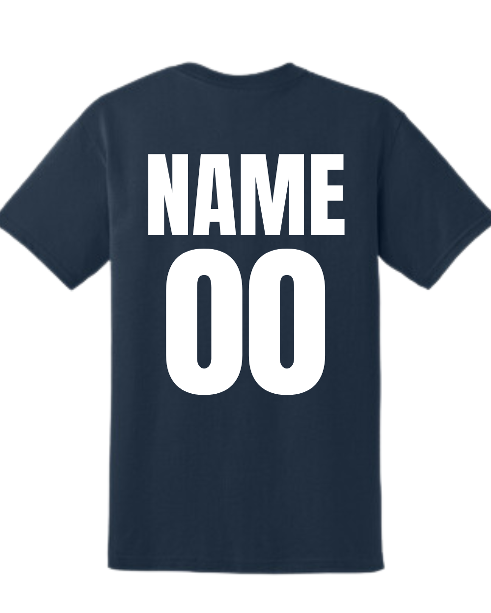 Pearland Soccer- Never Underestimate...- Cotton blend Tee- Navy