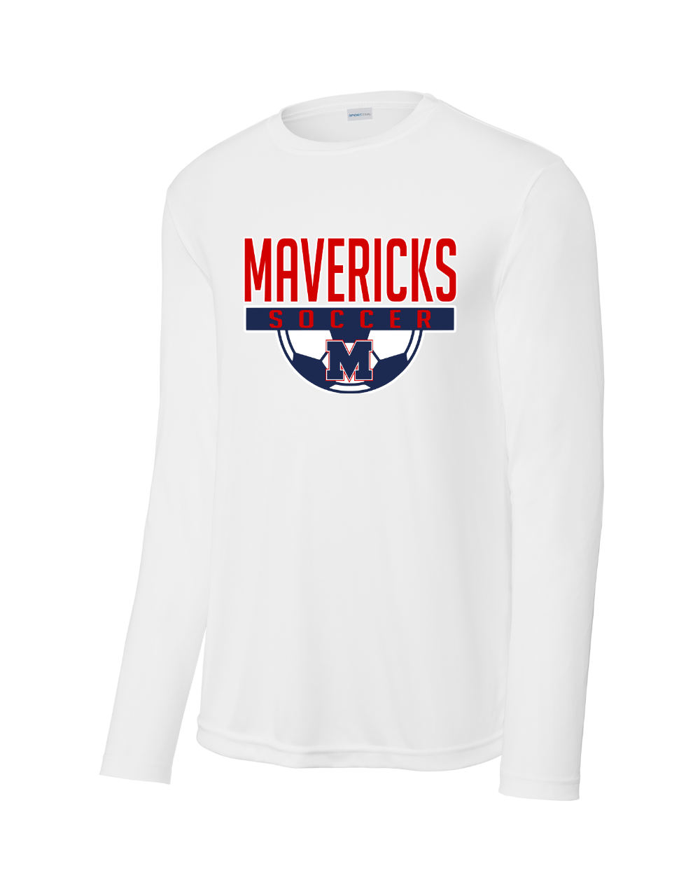 Manvel Soccer- Mavericks Soccer Long Sleeve Performance Tee