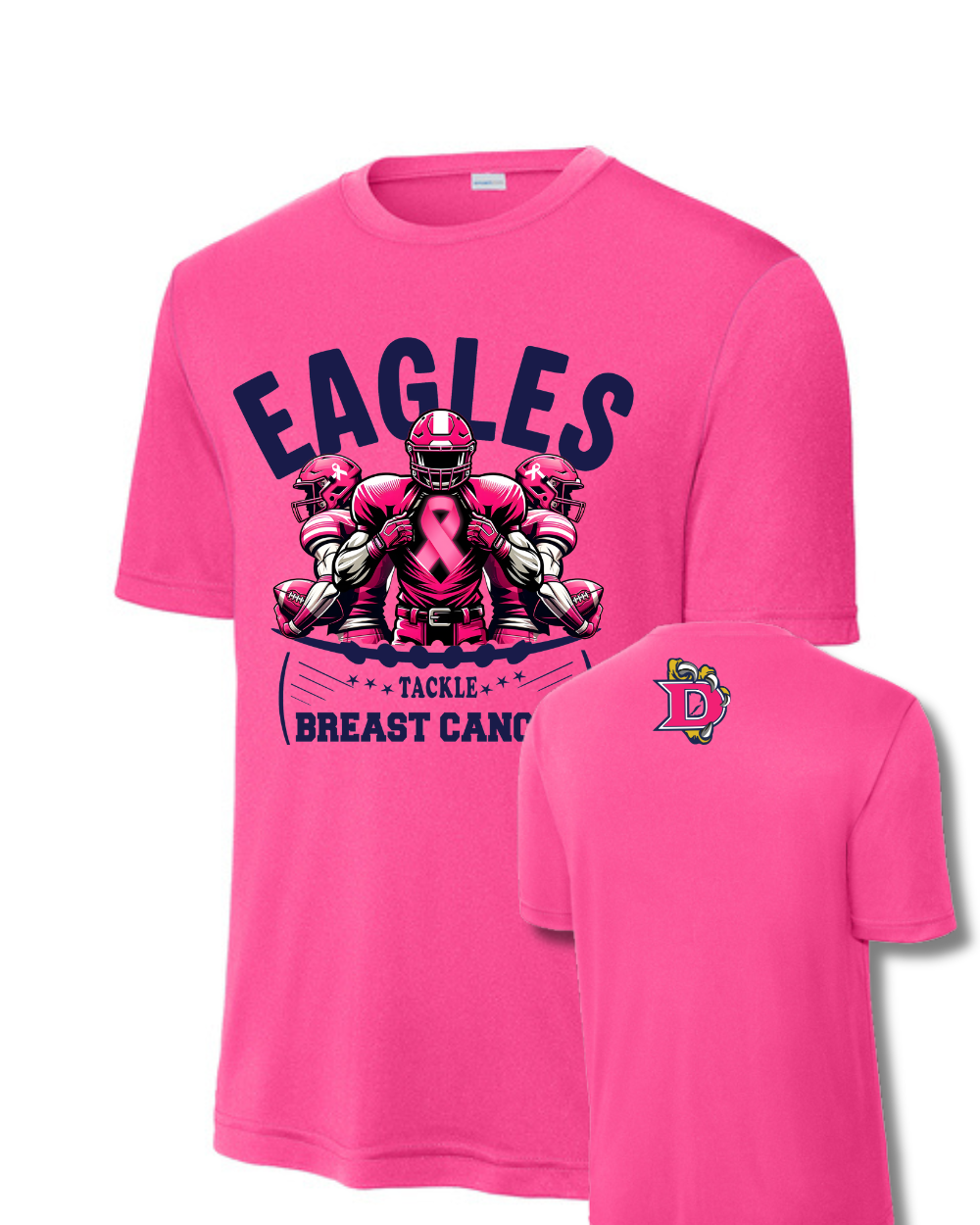 Dawson HS- Eagles Pink Out Performance T-shirt