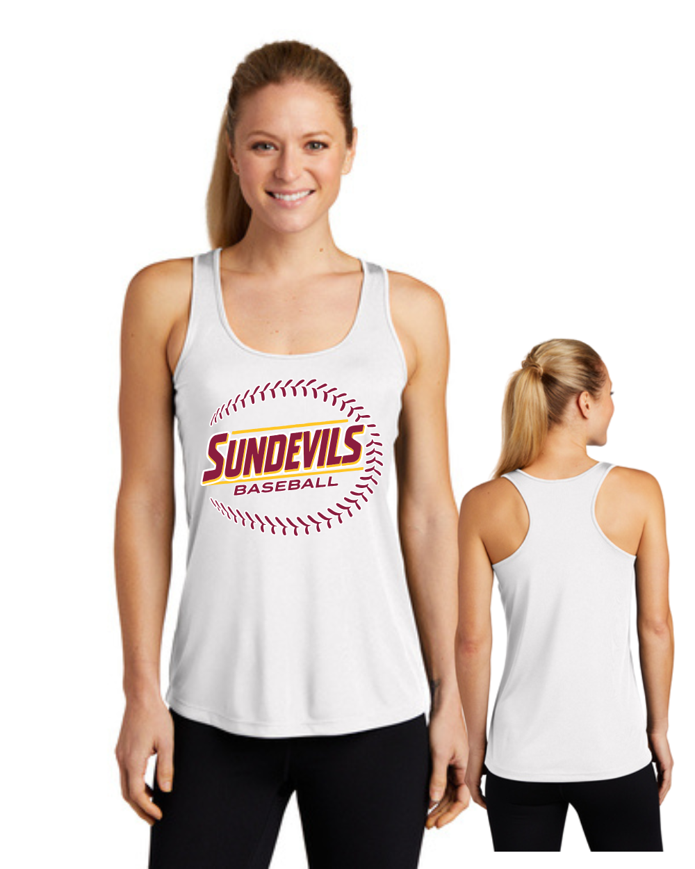 GC Sun Devils Baseball-Sun Devils Baseball Ladies Tanktop