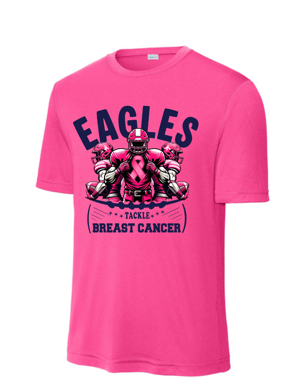 Dawson HS- Eagles Pink Out Performance T-shirt