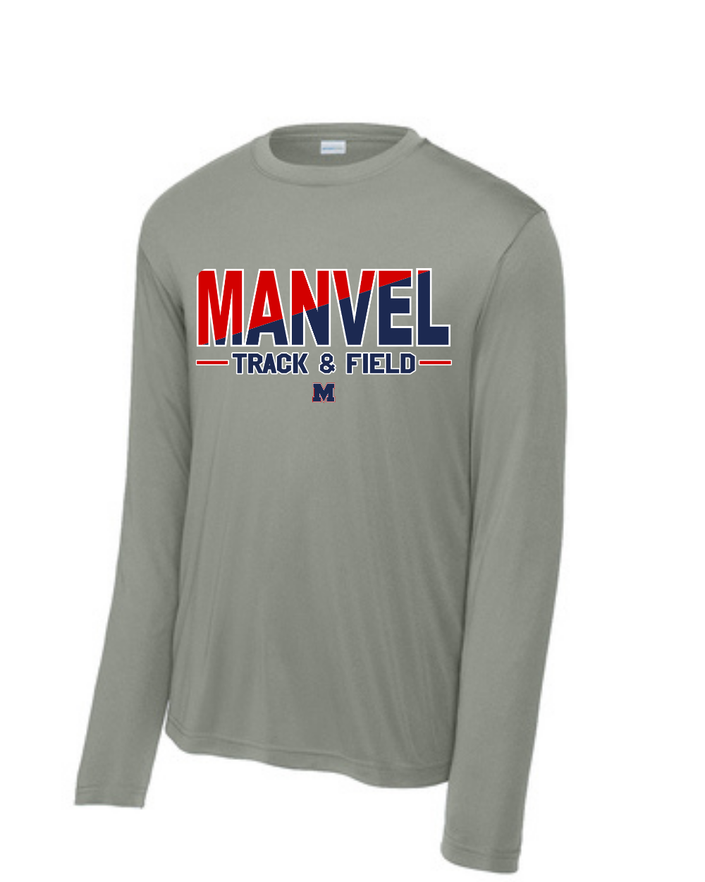 Manvel Track and Field - Manvel Track and Field Long Sleeve Performance Tee
