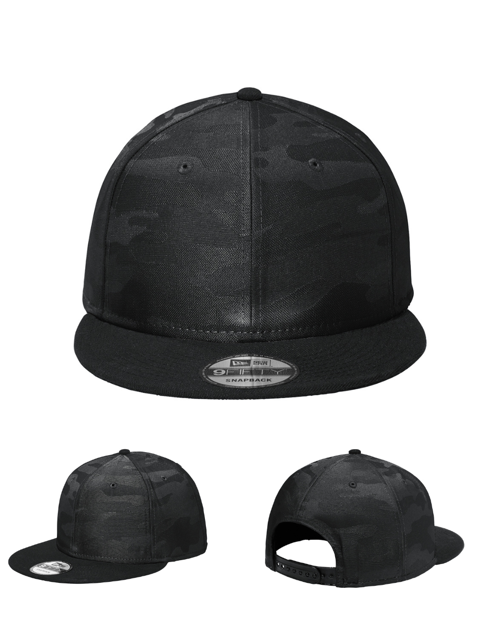 New Era® Camo Flat Bill Snapback Cap