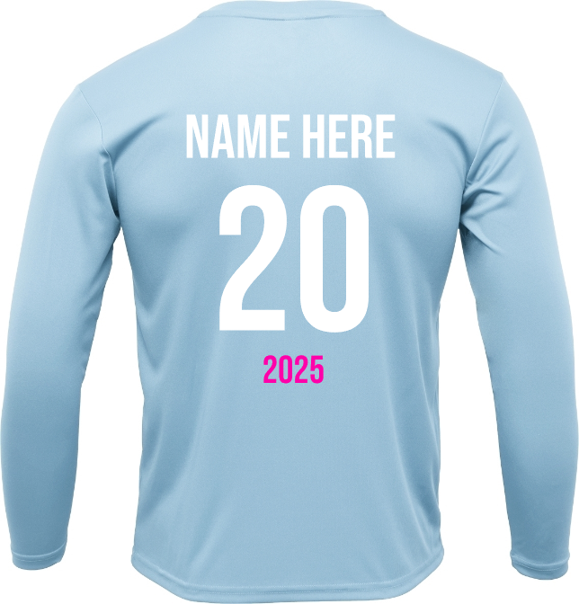 AVA Volleyball- Blue Performance Tee 17 Attack