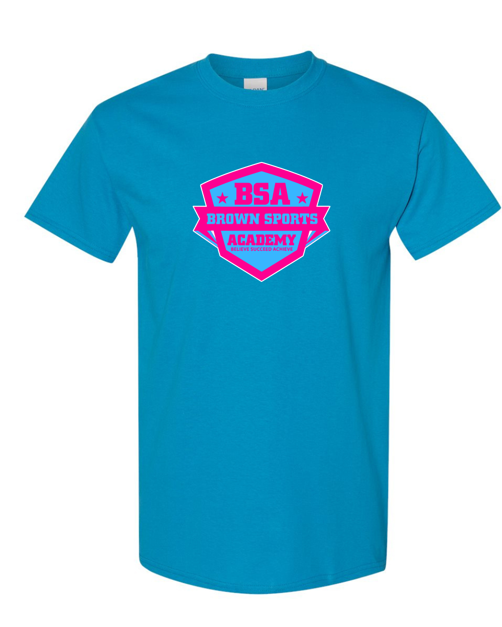 BSA-Girls Basketball Cotton Tee-Blue