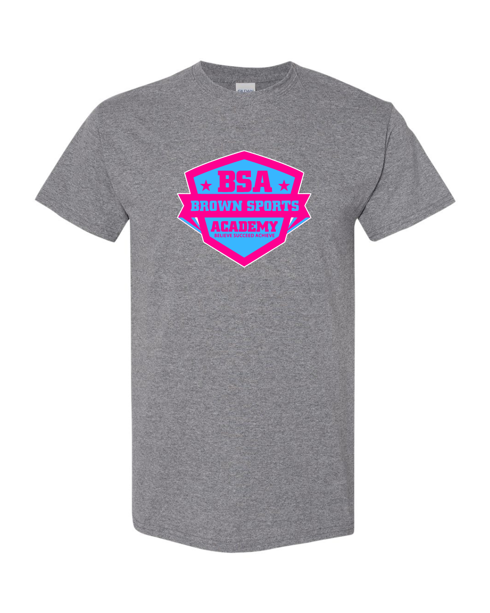 BSA-Girls Basketball Cotton Tee-Grey