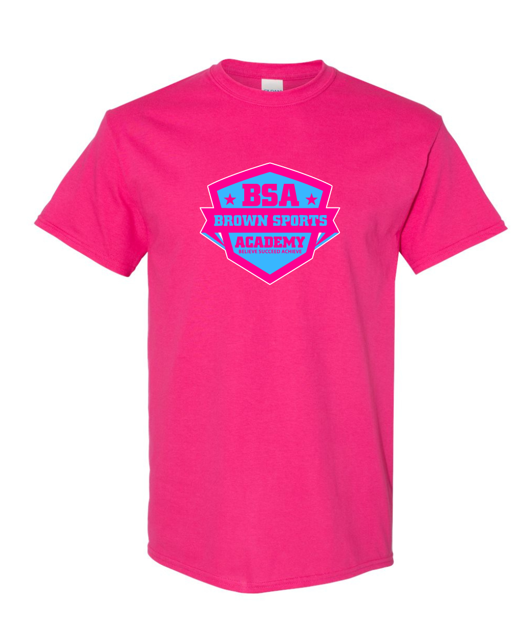 BSA-Girls Basketball Cotton Tee-Pink