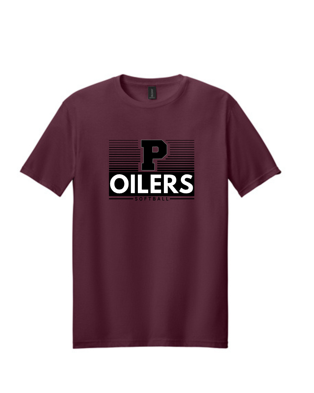 PHS Softball- P Oilers Softball Cotton Tee