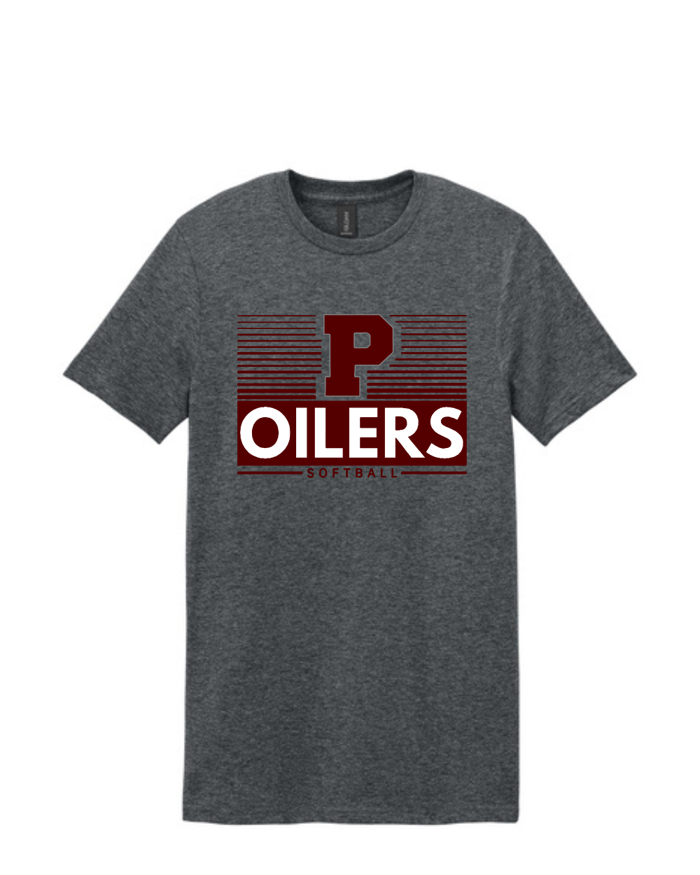 PHS Softball- P Oilers Softball Cotton Tee