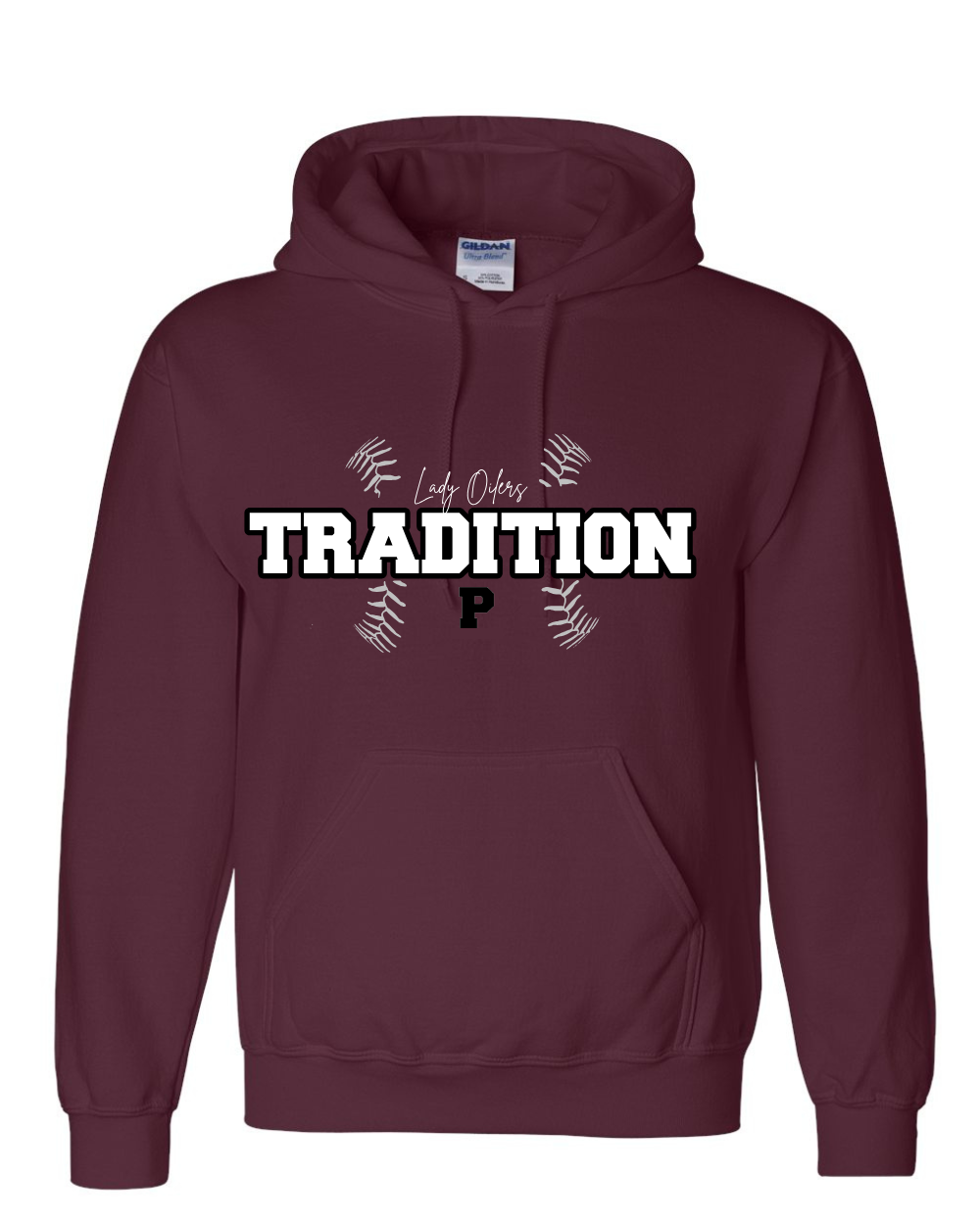 PHS Softball-Lady Oilers Tradition Cotton blend Hoodie