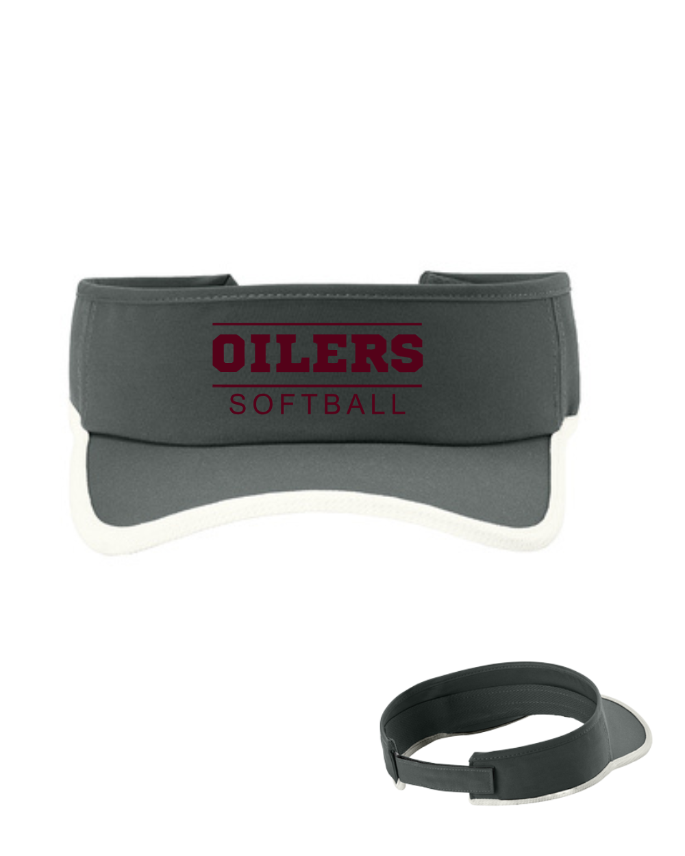 PHS Softball- Oilers Softball Embroidered Visor