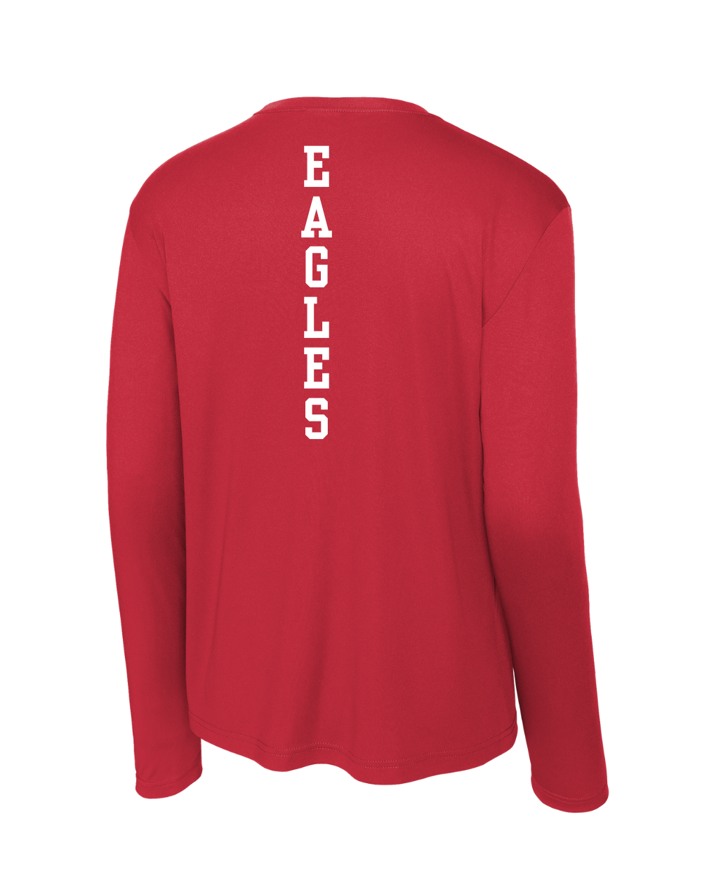 Dawson Football Booster - Long Sleeve Performance Tee- Red