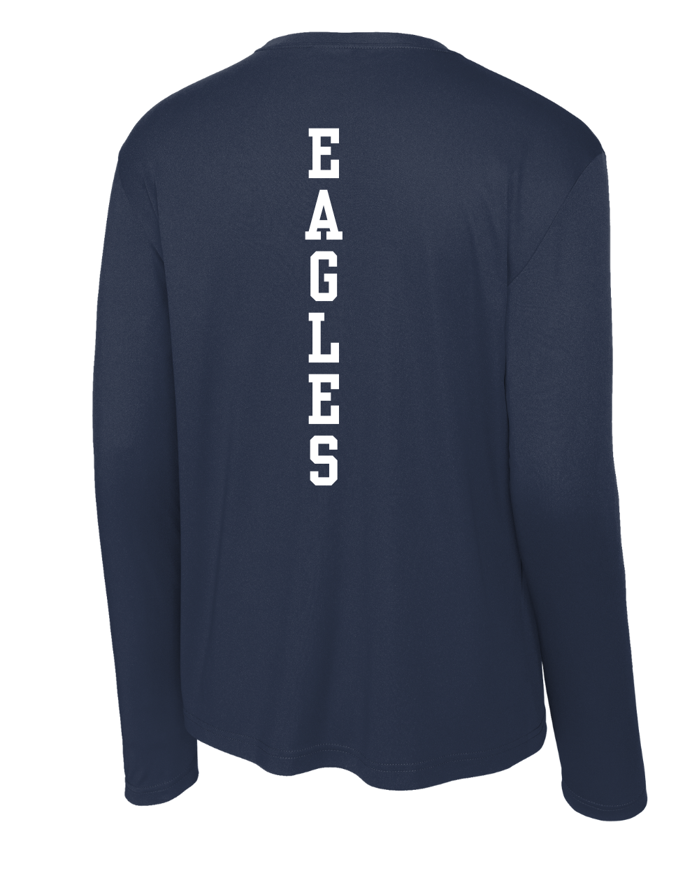 Dawson Football Booster - Long Sleeve Performance Tee- Navy