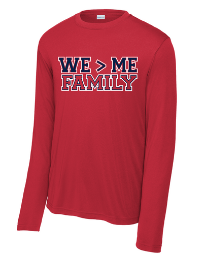 Dawson Football Gameday Tee- Performance Long Sleeve Tee- Class of 2030- Red