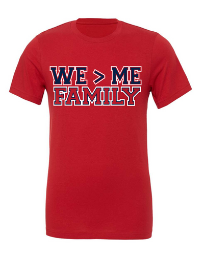 Dawson Football Gameday Tee- Bella Canvas Short Sleeve- Class of 2030- Red