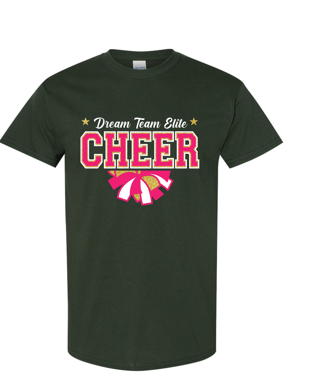 Dream Team Elite-Dream Team Cheer Tee- Black - Main Image