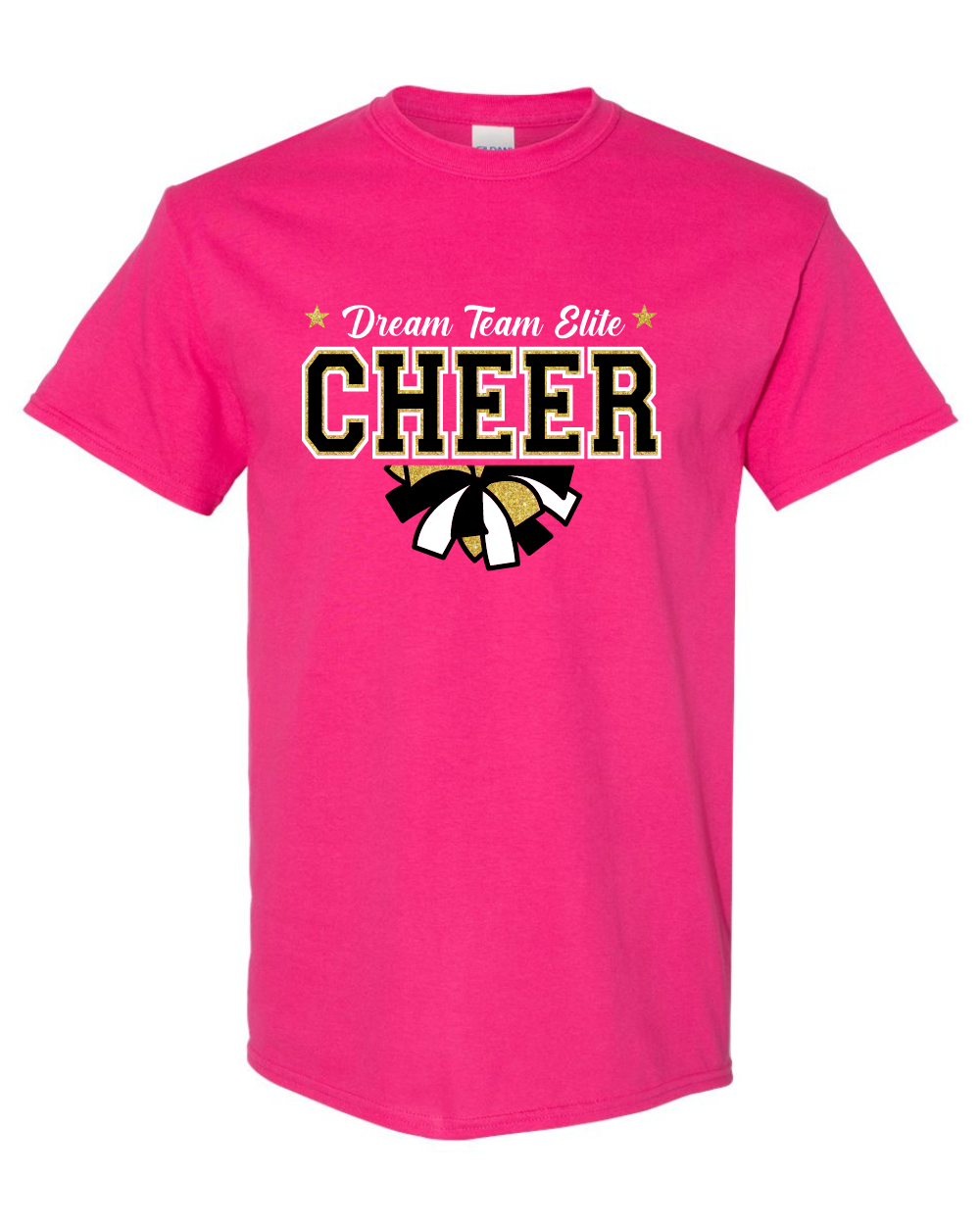 Dream Team Elite-Dream Team Cheer Tee-Pink - Main Image