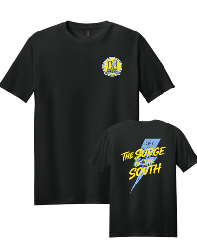 HTown Chargers Football & Cheer- Chargers Surge of the South Cotton Tee