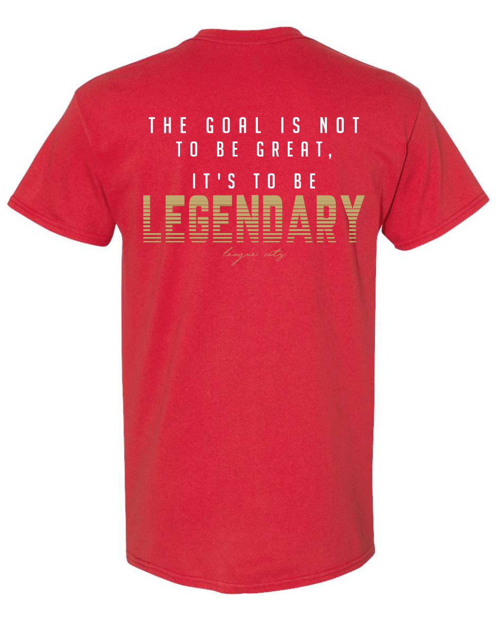 League City 49ers- Niners Cheer& Drill Tee-Red