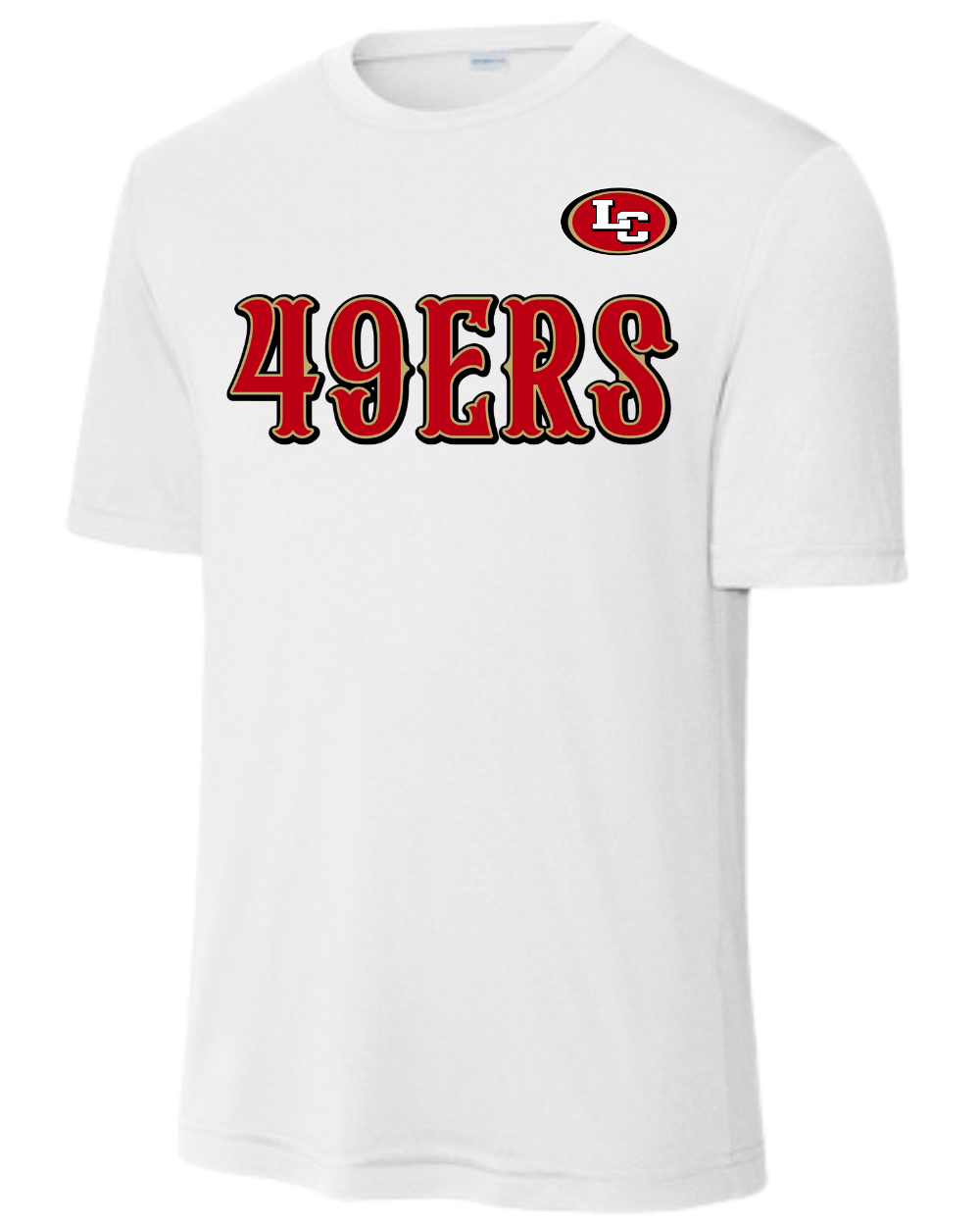 League City 49ers-49Ers- Performance Tee- White