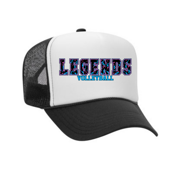 BSA Legends - Foam Trucker Hat- Black/white