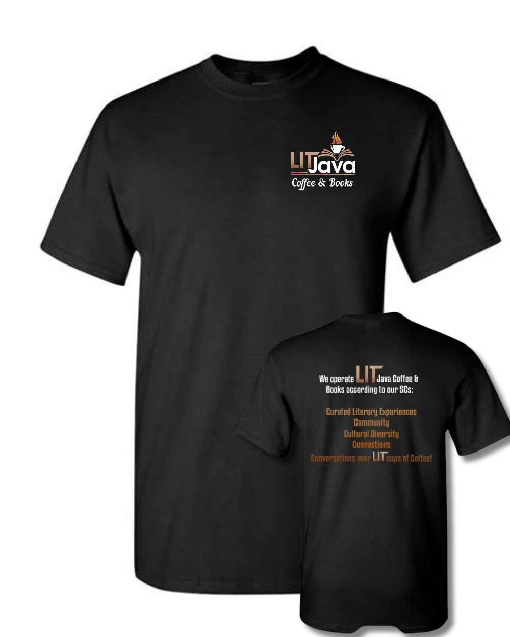Lit Java - 5C's Logo Tee- Black