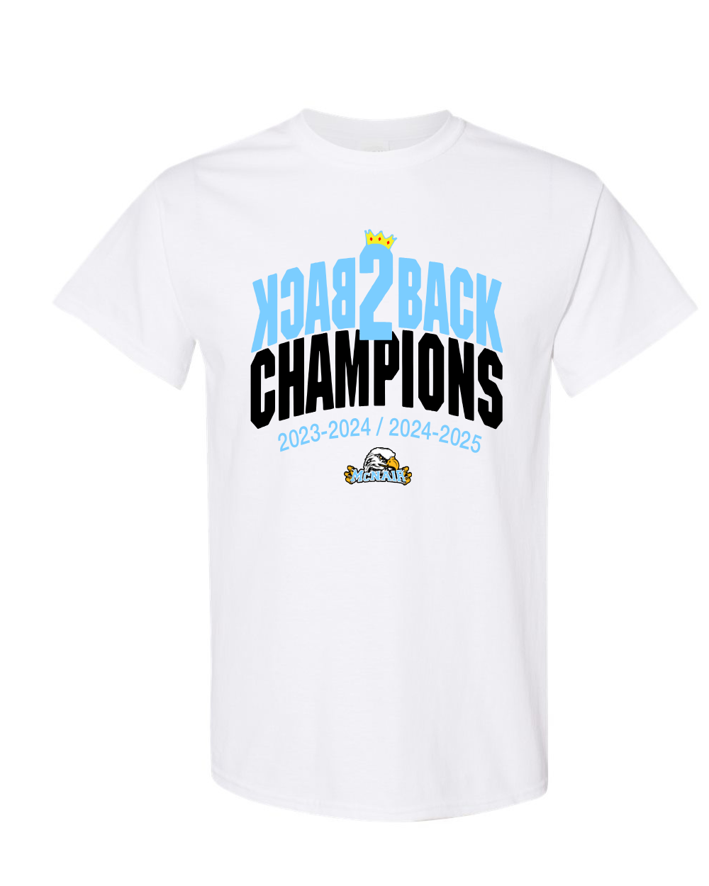 McNair Jr High -Tennis Championship Short Sleeve Tshirt