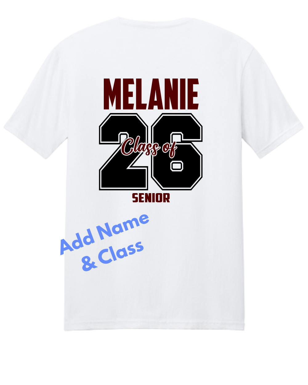 PHS Volleyball-Lady Oilers Volleyball Senior Cotton Tee-white