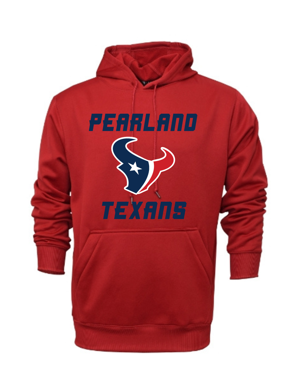 Pearland Texans Red Performance Hoodie