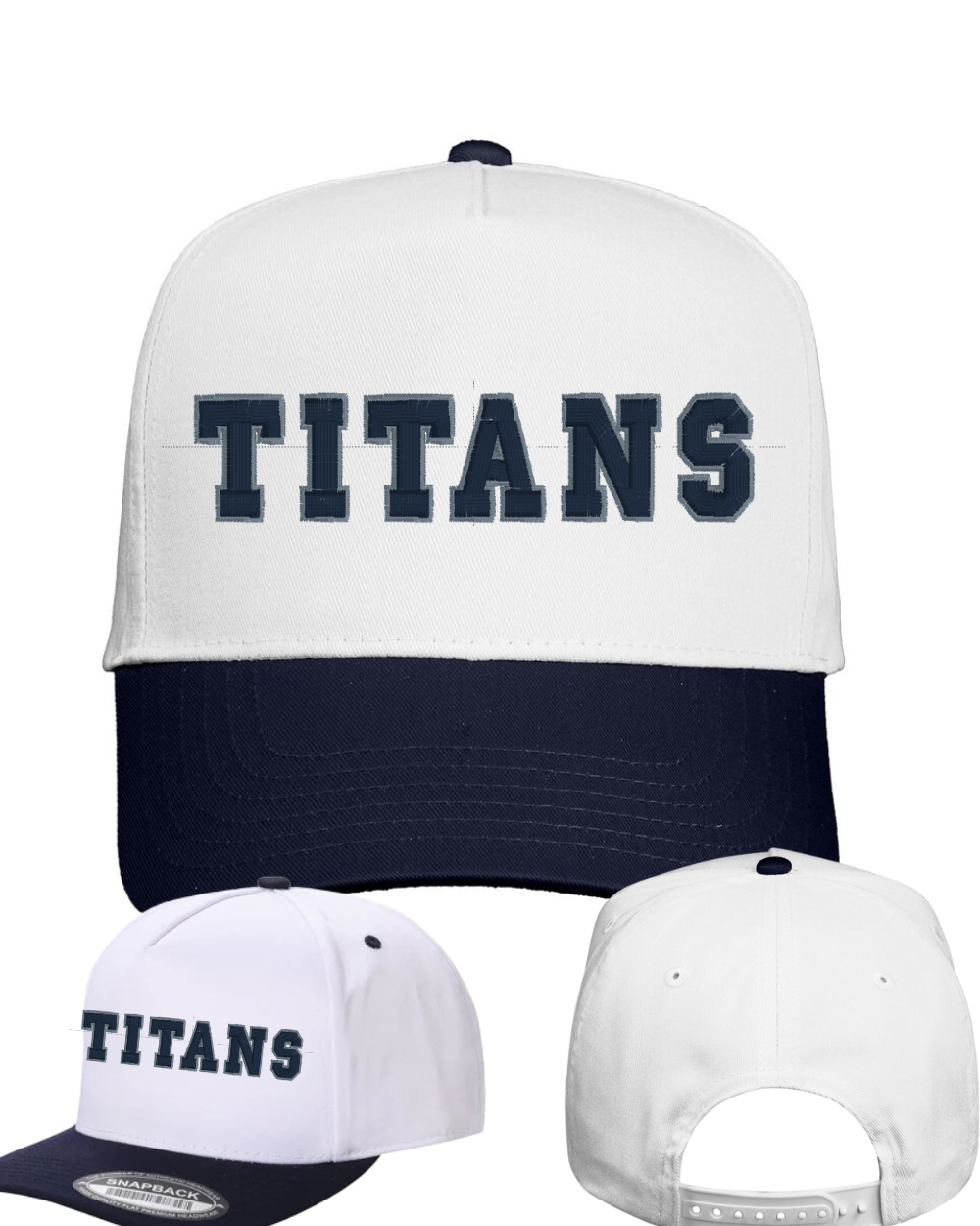 Shadow Creek Titans- Embroidered Logo 2 Tone Snapback Hat