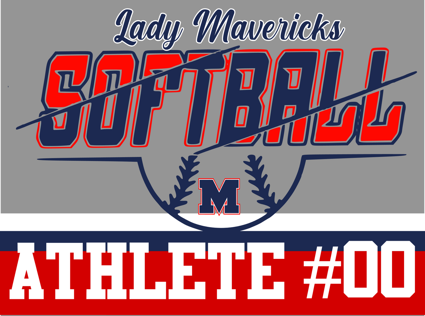 Manvel Softball Yard Sign 2025