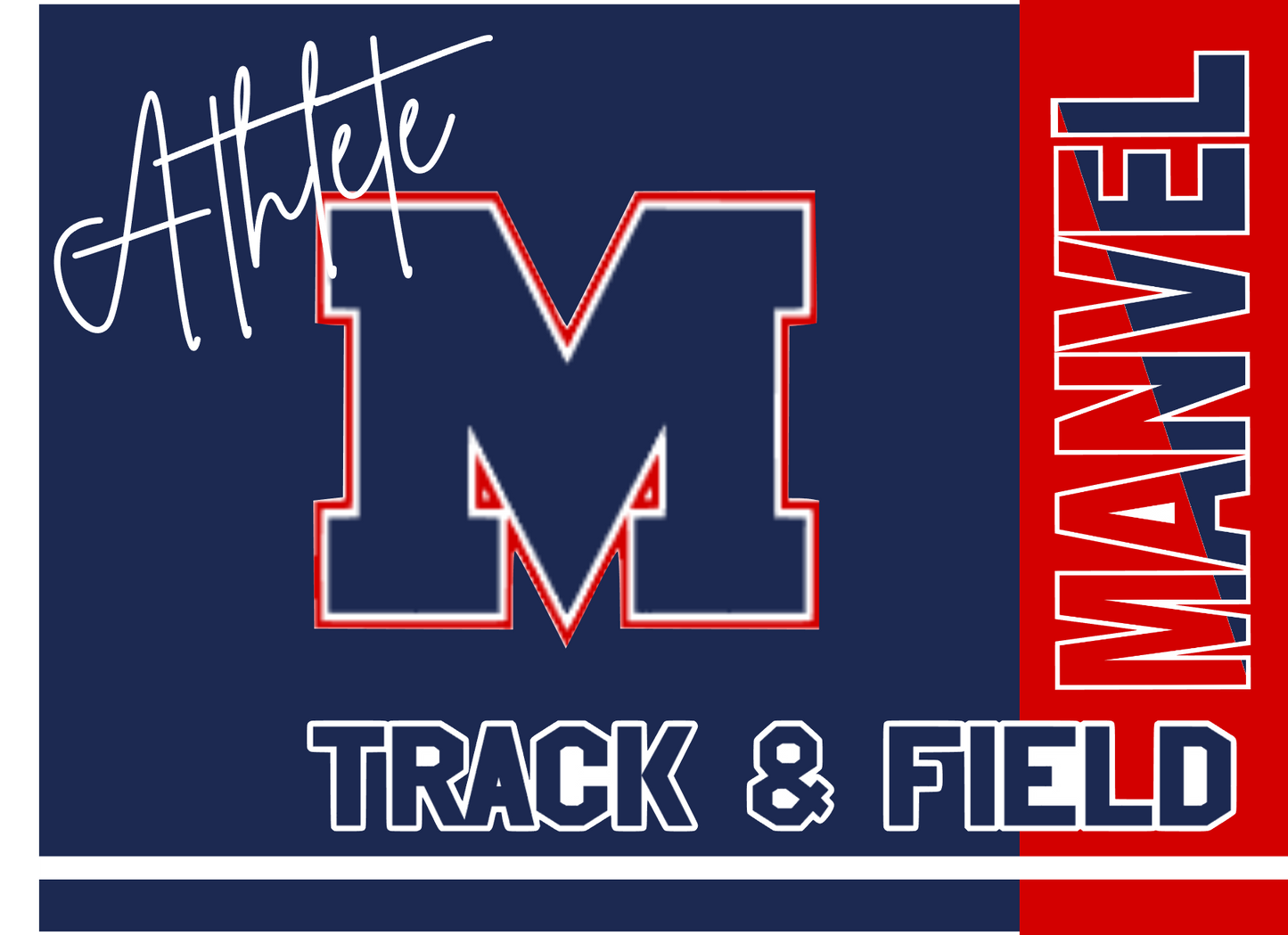 Manvel Track And Field Yard Sign 2025
