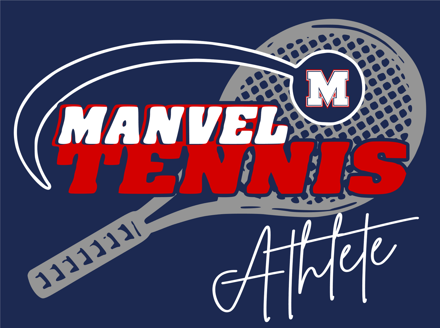 Manvel Tennis Yard Sign 2025