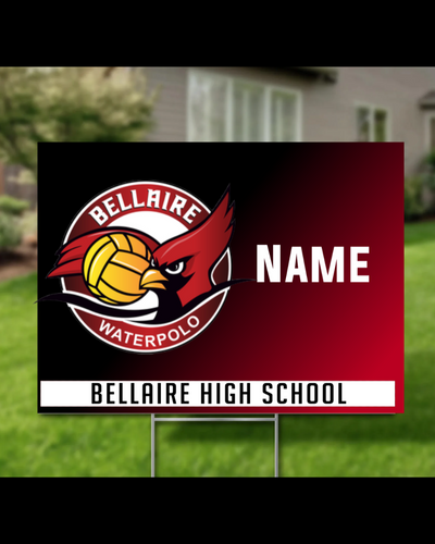 Bellaire HS - Water Polo Yard Sign