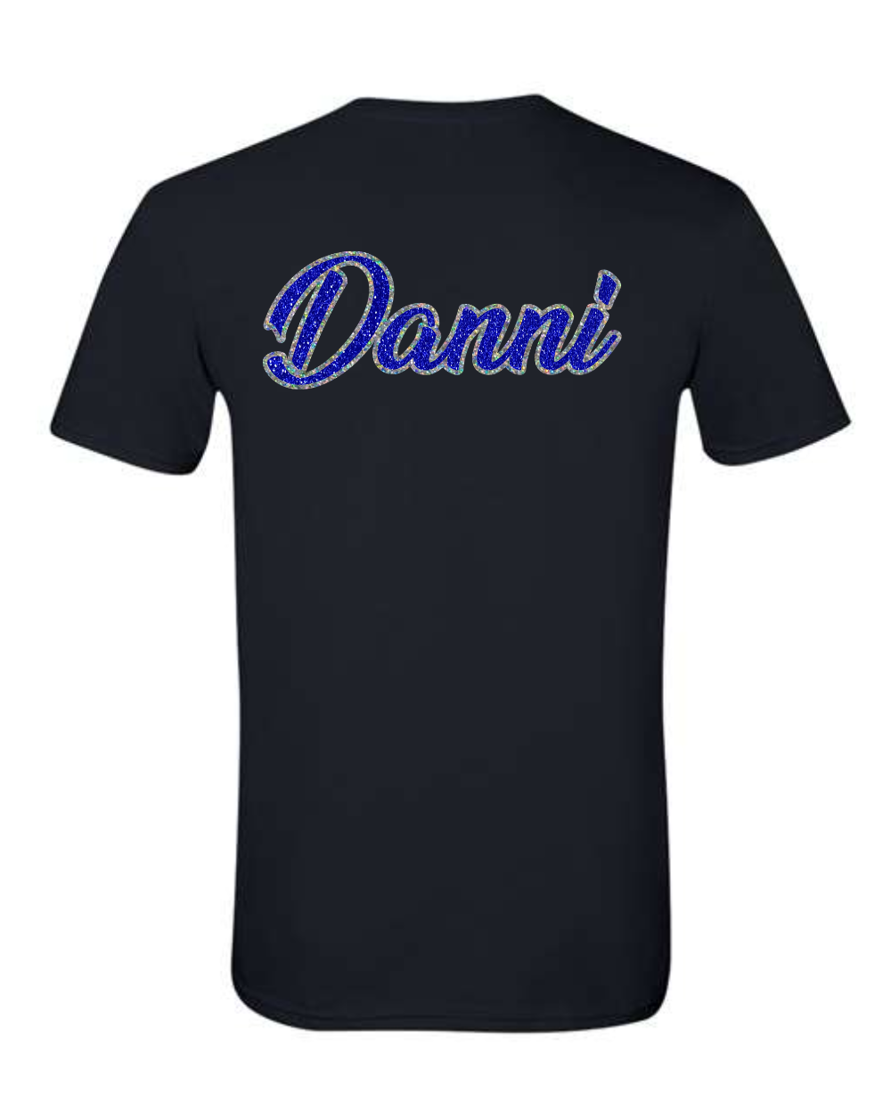 Blue Diamonds Glitter Tee