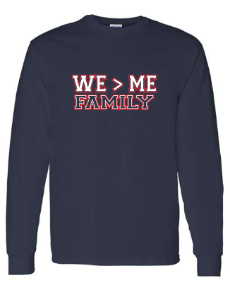 Dawson Football Gameday Tee- Cotton Long Sleeve- Class of 2029- navy