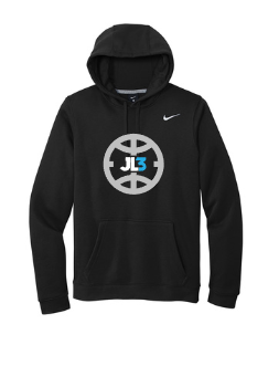 JL3 Elite JL3 Logo Nike Club Fleece Hoodie Black