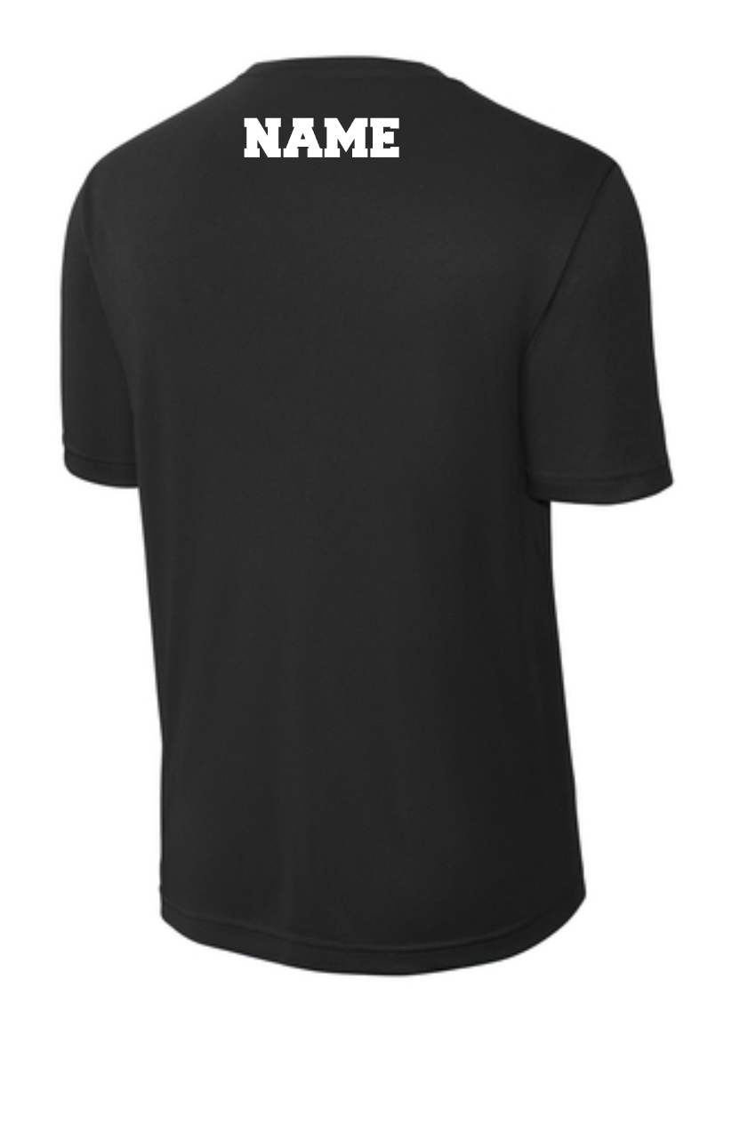 Pearland Powerlifting- PHS Logo Performance Tee- Grey