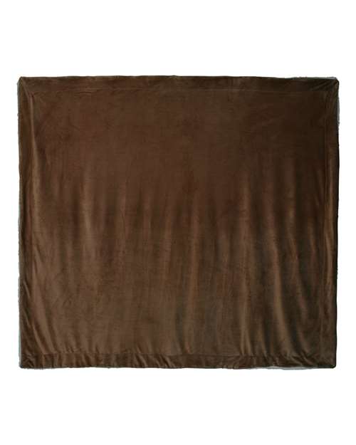 Monogrammed Sherpa Fleece Blanket