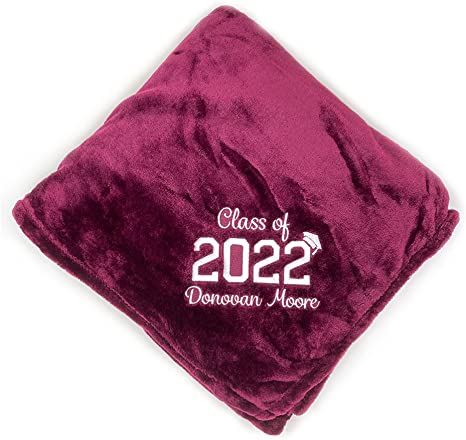 Embroidered Gift Throw Blanket