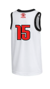 Hoops Custom Jersey Shirt Back 2 Color Print