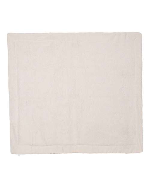Monogrammed Sherpa Fleece Blanket
